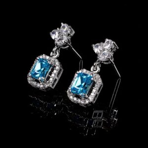 American Diamond Drop Earrings