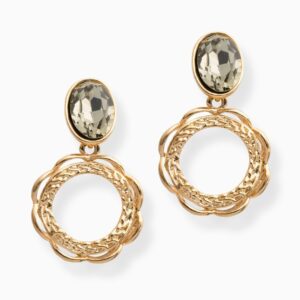 14K Gold Diamond Earrings