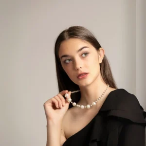 White Pearl Necklace Set