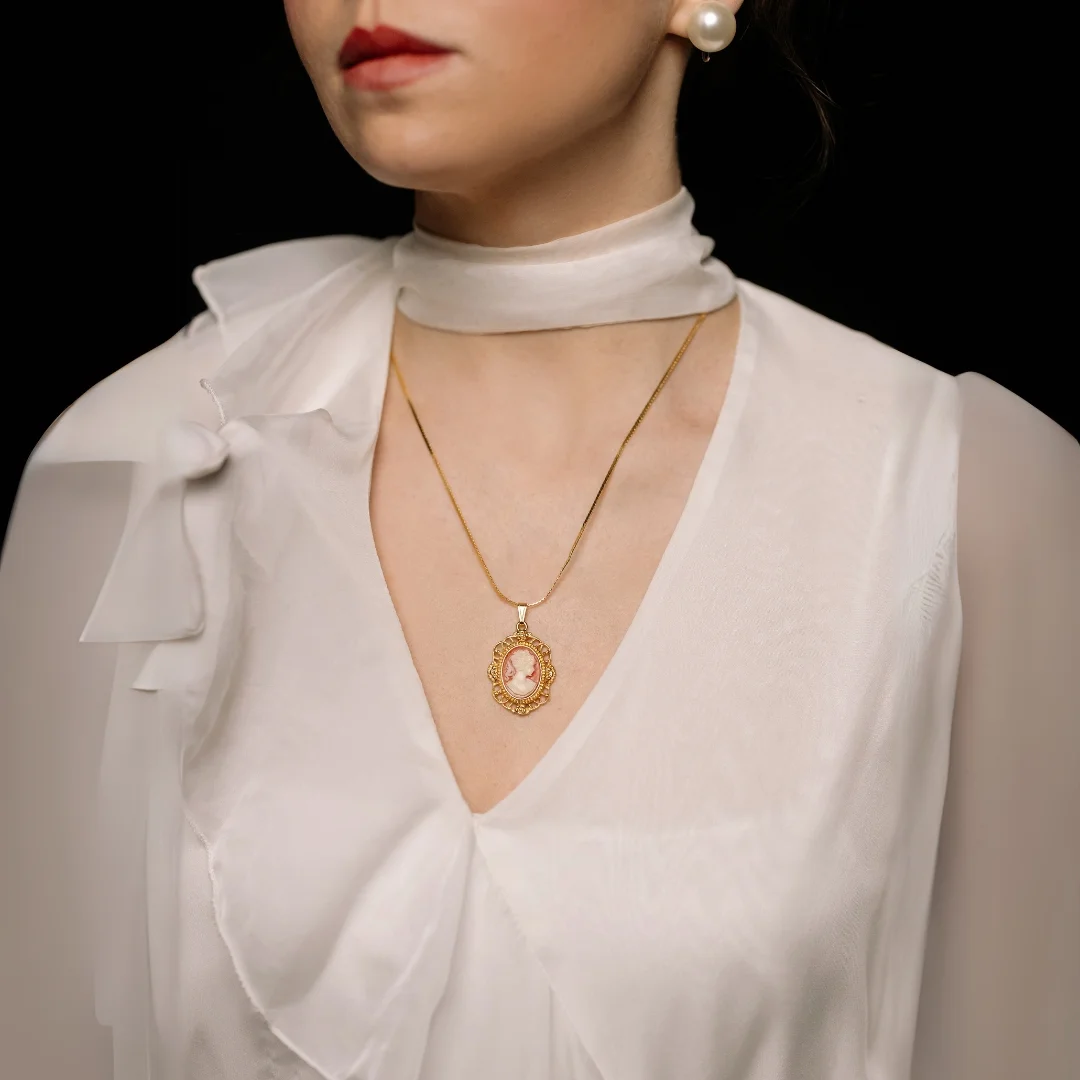 Gold Plate Charm Pendant