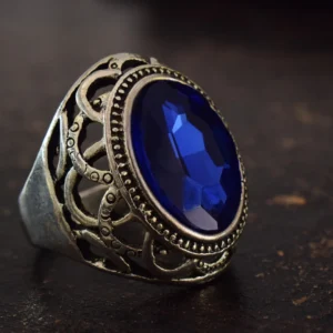 Blue Stones Men's Ring
